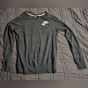 Nike Men's Charcoal Crewneck Sweater